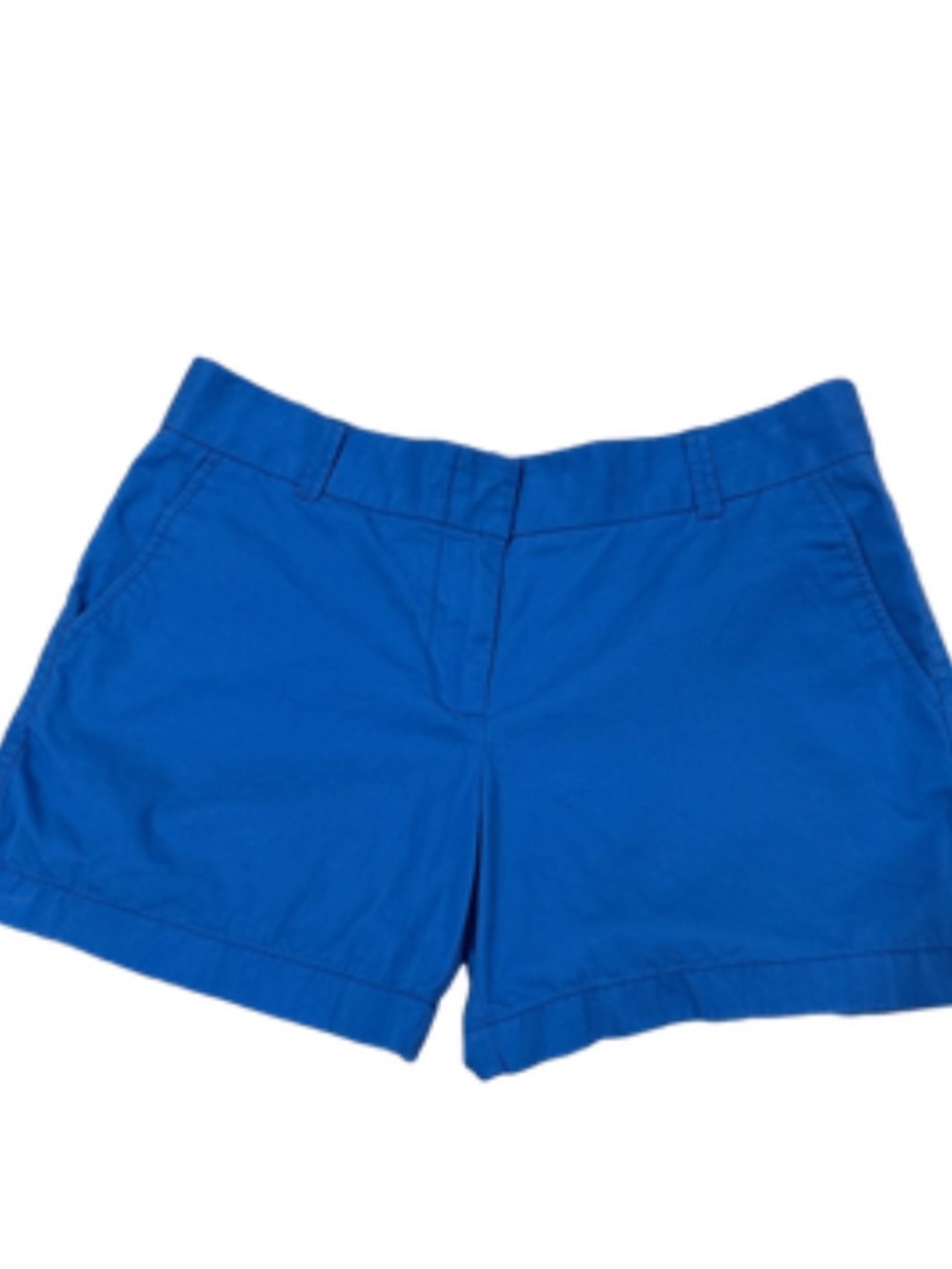 J. Crew Broken-In Chino Shorts, Women’s Size 4, Cobalt Blue, Cotton - Picture 1 of 4